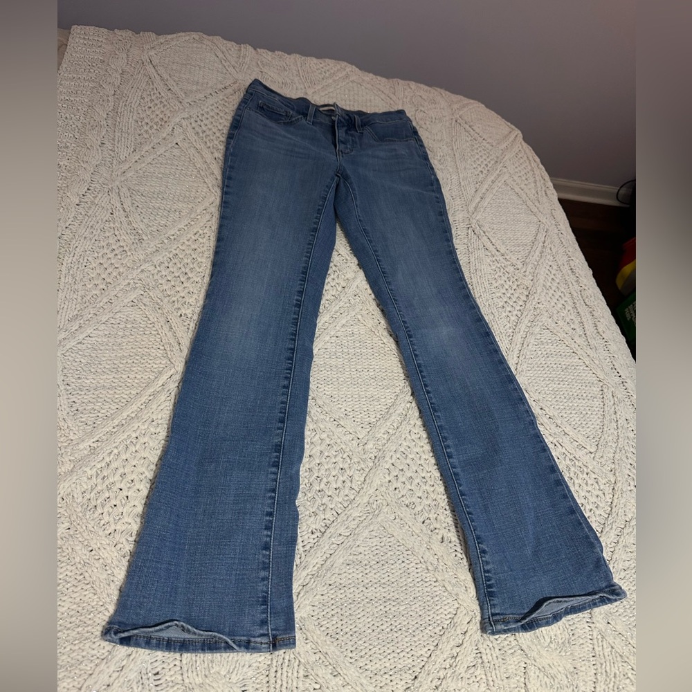 Levi's Blue Flare & Wide Leg Jeans